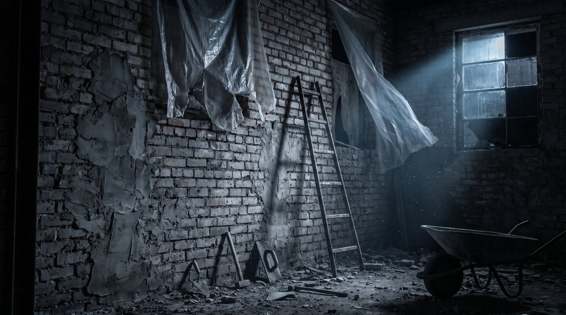 Obra abandonada no meio — a obra sem dono